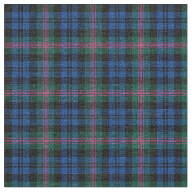 Klan Baird Tartan Tyg (Närbild)