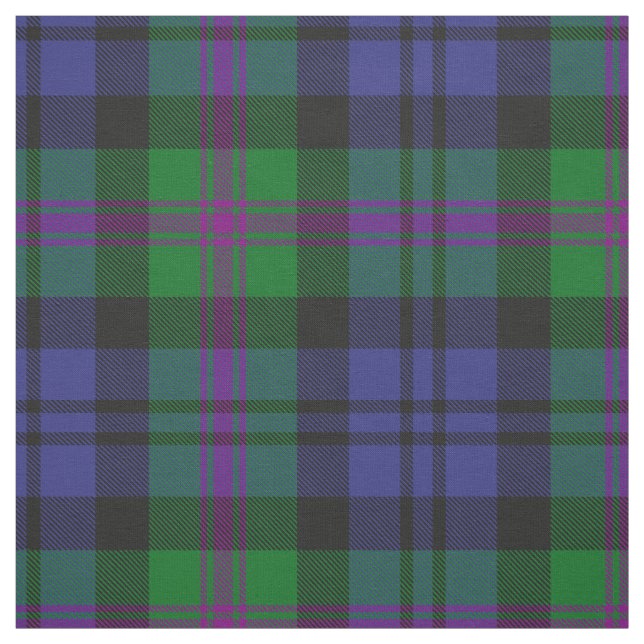 Klan Baird Tartan Tyg (Provkarta)