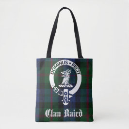 Klan Baird Tartan Vapensköld Tote Bag Tygkasse