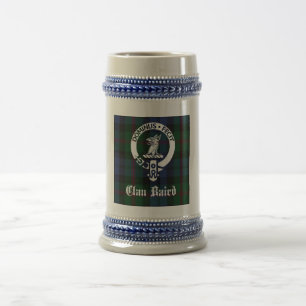 Klan Baird Vapensköld Badge & Tartan Sejdel