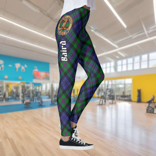 Klan Baird Vapensköld över Tartan Leggings