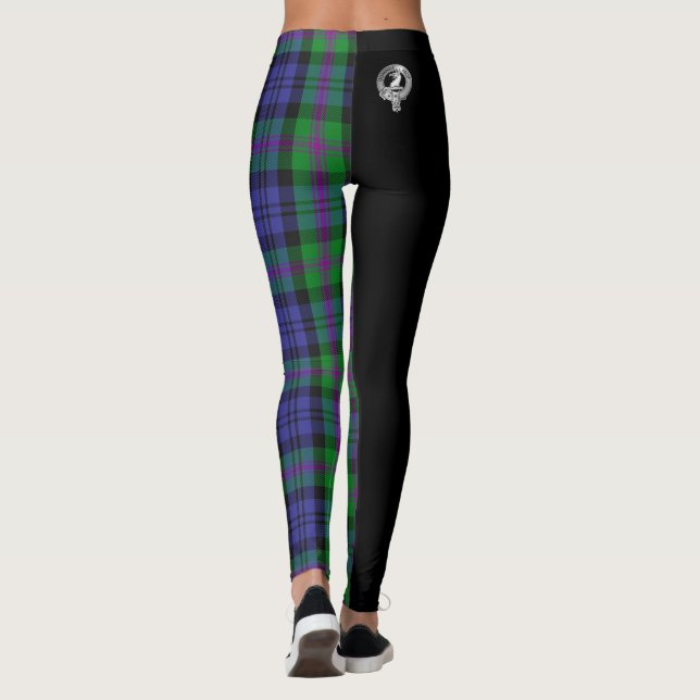 Klan Baird Vapensköld & Tartan Leggings (Baksida)