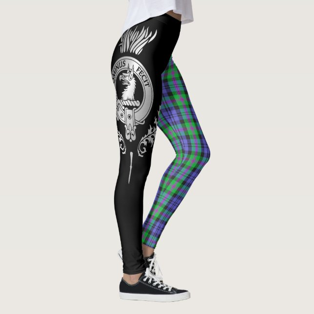 Klan Baird Vapensköld & Tartan Leggings (Höger)