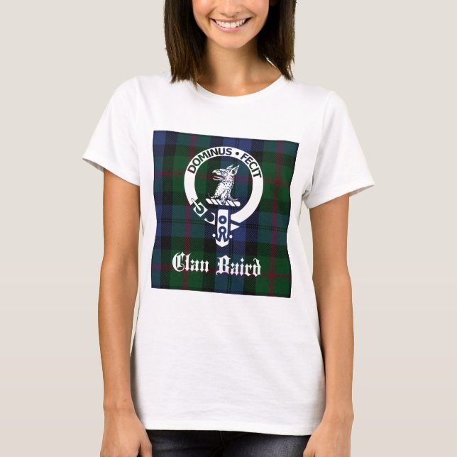Klan Baird Vapensköld Tartan Tee (Framsida)