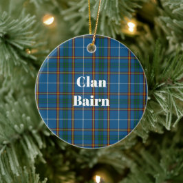 Klan Bairn Tartan Julgransprydnad Keramik