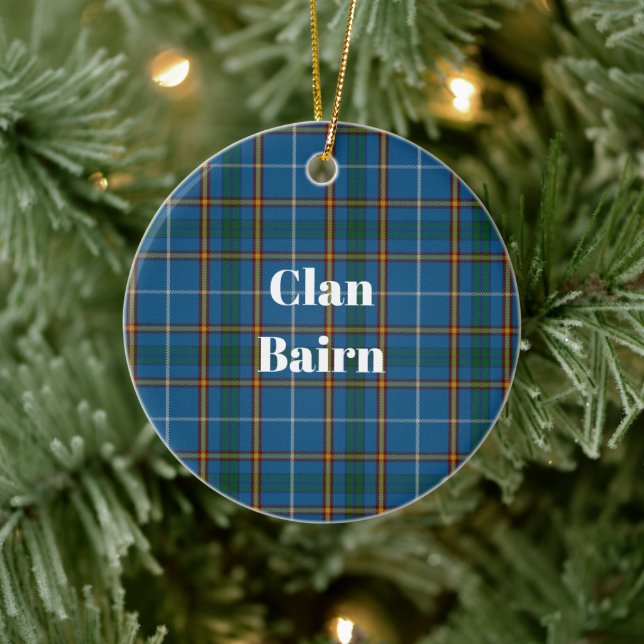Klan Bairn Tartan Julgransprydnad Keramik (Träd)