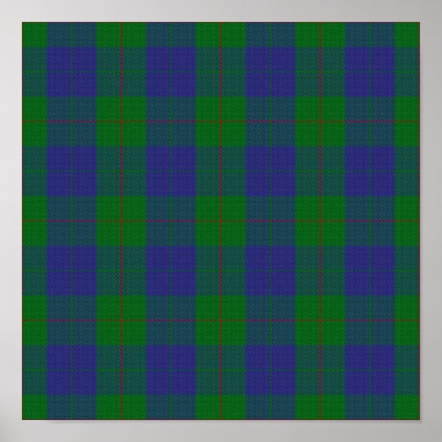 Klan Barclay Tartan - Digital Download Poster (Framsidan)