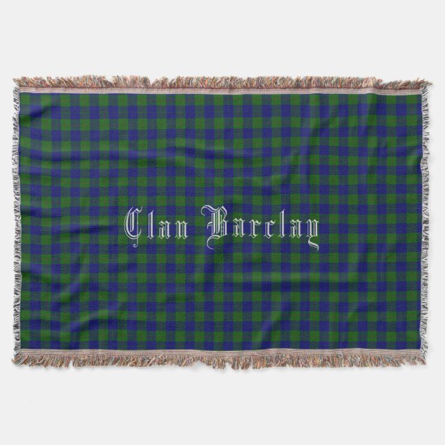 Klan Barclay Tartan Throw Blanket Mysfilt (Framsidan)