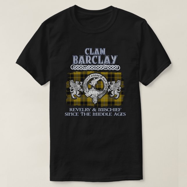 Klan Barclay vapensköld Scottish klans Scottish Su T Shirt (Design framsida)