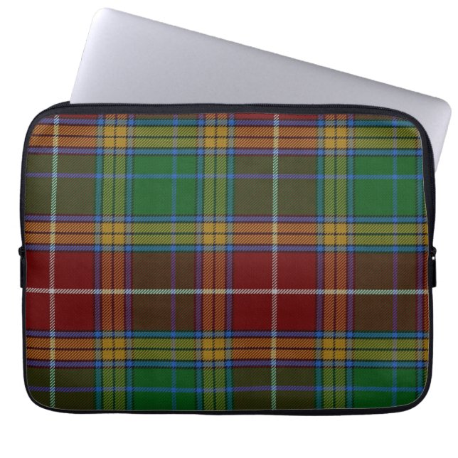 Klan Baxter Tartan Play Cover Laptop Fodral (Framsidan)