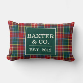 Klan Baxter Tartan Scottish Plade Personlig Lumbarkudde