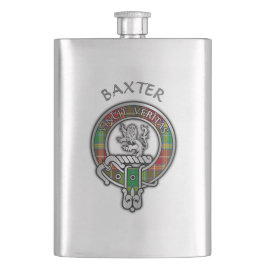 Klan Baxter Vapensköld & Tartan Fickplunta