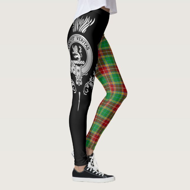 Klan Baxter Vapensköld & Tartan Leggings (Höger)