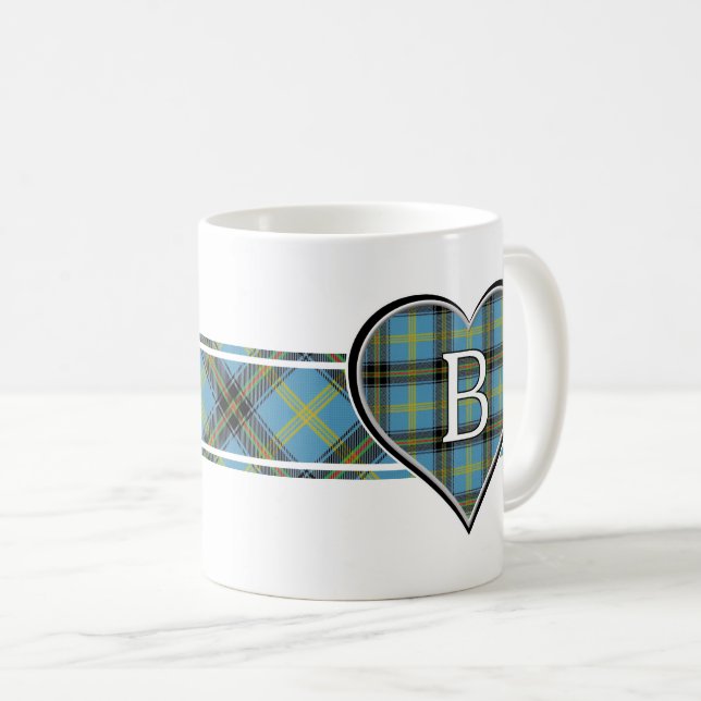 Klan Bell Tartan Heart Kaffemugg (Framsida höger)