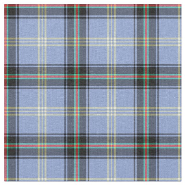 Klan Bell Tartan Tyg (Närbild)