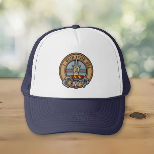 Klan Bell Vapensköld över Tartan Keps