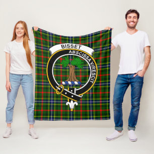 Klan Bisset Mönster Tartan Play Fleecefilt