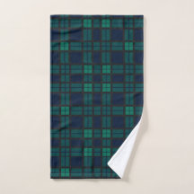 Klan Black Watch Play Blue Grönt Check Tartan