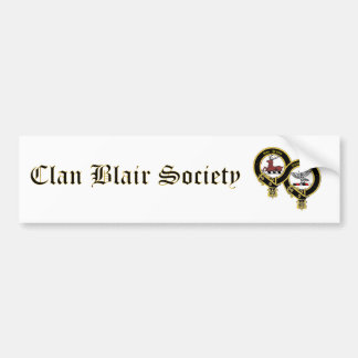 Klan Blair Society Bumper Sticker Bildekal