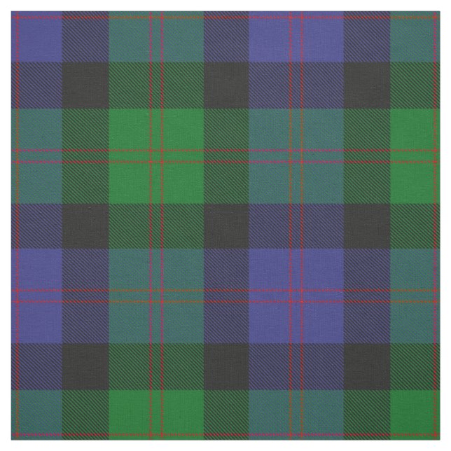Klan Blair Tartan Fabric Tyg (Provkarta)
