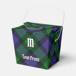 Klan Blair Tartan Favor Box Presentaskar