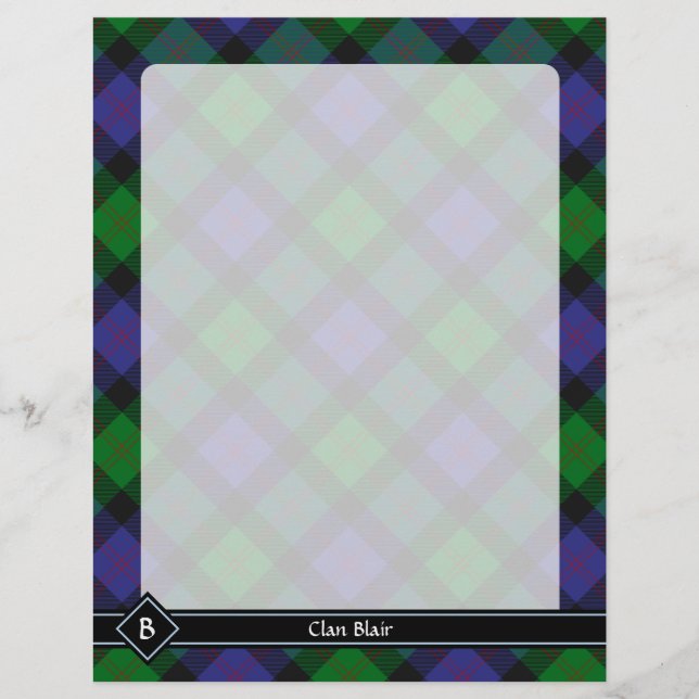 Klan Blair Tartan Flyer (Framsidan)