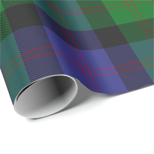 Klan Blair Tartan Wrapping Papper Presentpapper (Rullad Hörn)