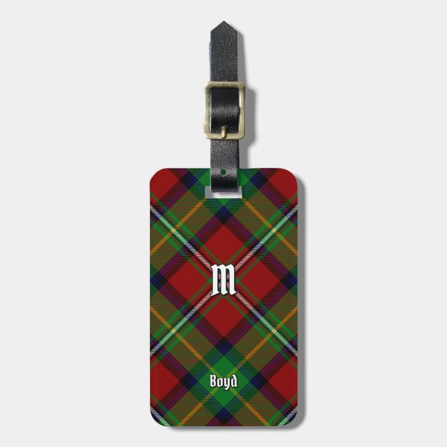 Klan Boyd Tartan Bagagebricka (Vertikal Framsida)