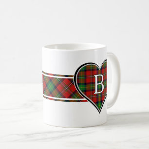 Klan Boyd Tartan Heart Kaffemugg
