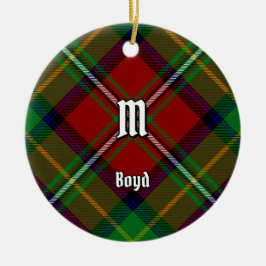 Klan Boyd Tartan Julgransprydnad Keramik