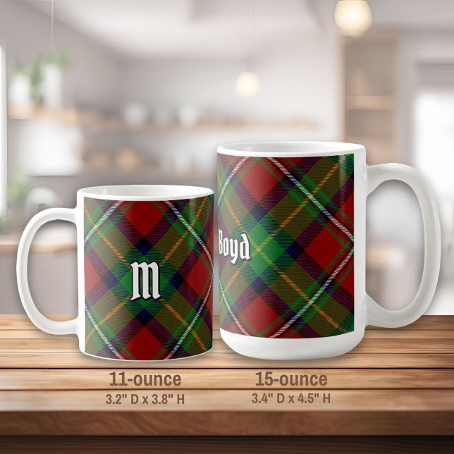 Klan Boyd Tartan Kaffemugg (Skapare uppladdad)