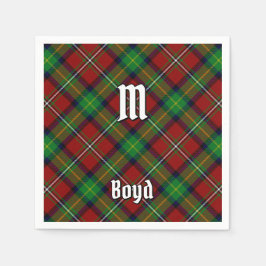 Klan Boyd Tartan Pappersservett
