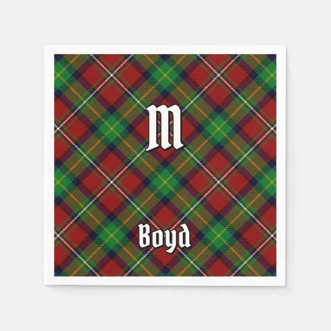 Klan Boyd Tartan Pappersservett (Framsidan)