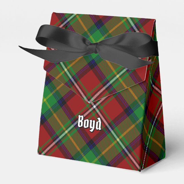 Klan Boyd Tartan Presentaskar (Framsidan Sidan)