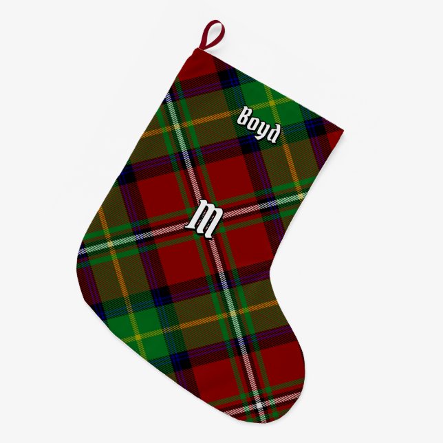 Klan Boyd Tartan Stor Julstrumpa (Framsidan (Hängande))
