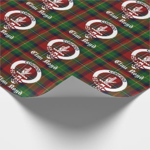 Klan Boyd Vapensköld Badge & Tartan Presentpapper