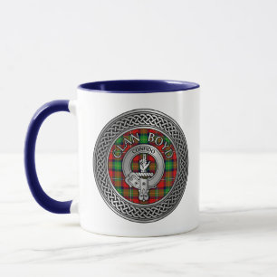 Klan Boyd Vapensköld & Tartan Knot Mugg