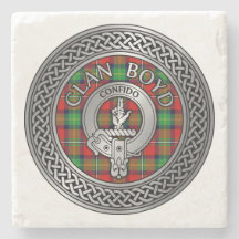 Klan Boyd Vapensköld & Tartan Knot