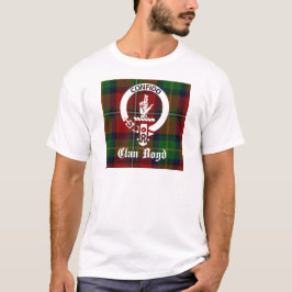 Klan Boyd Vapensköld Tartan T-shirt