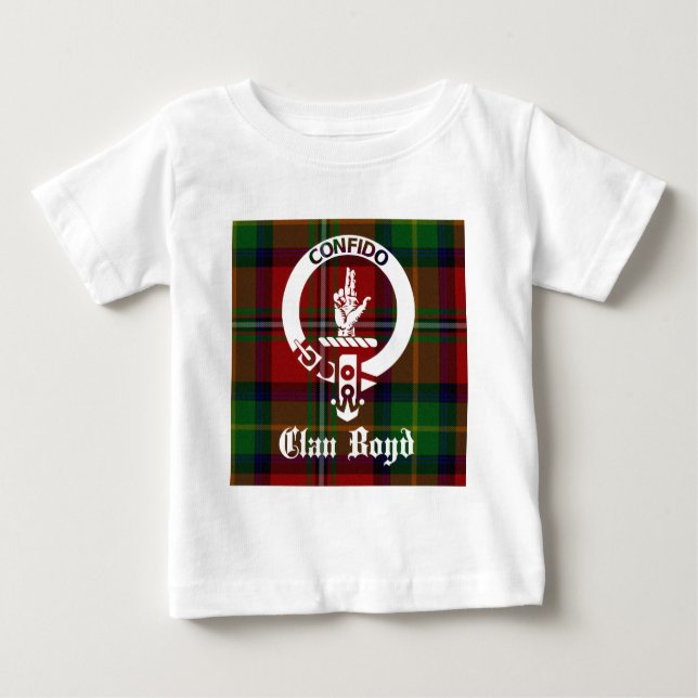 Klan Boyd Vapensköld Tartan Tee (Framsida)