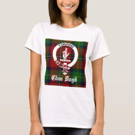Klan Boyd Vapensköld Tartan Tee Shirt