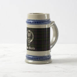Klan Boyle Vapensköld Badge & Tartan Sejdel