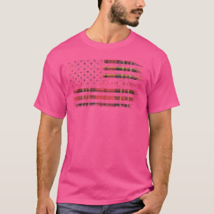 Klan Brodie red Scottish tartan US flagga Scotland T Shirt