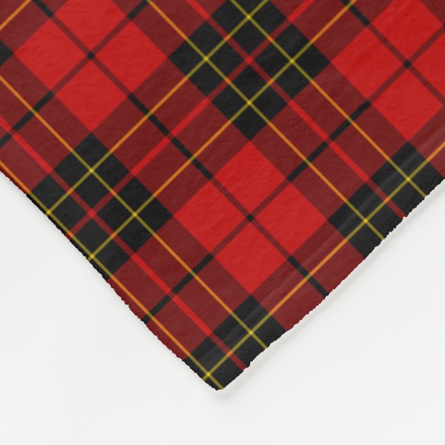 Klan Brodie Scottish Tartan Play Mönster Fleecefilt (Hörn)