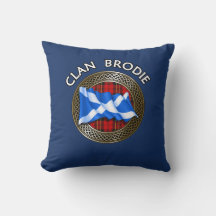 Klan Brodie Tartan Knot & Flagga