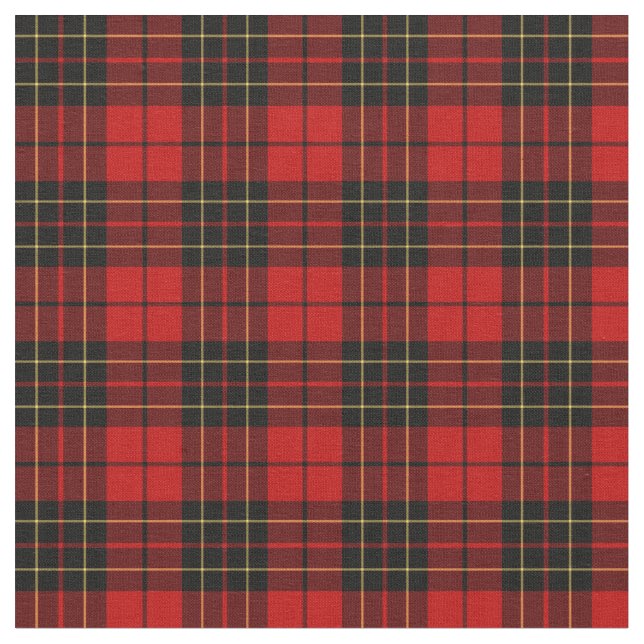 Klan Brodie Tartan Tyg (Närbild)