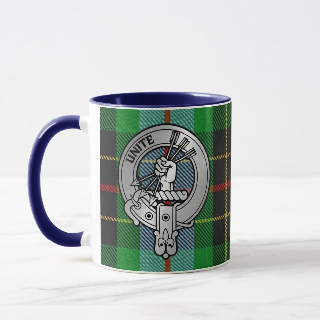 Klan Brodie Vapensköld & Hunting Tartan Mugg (Vänster)