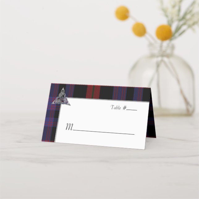 Klan Brown Bröllop Placeringskort (Framsida)