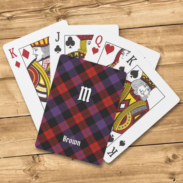 Klan Brown Tartan Casinokort (Skapare uppladdad)