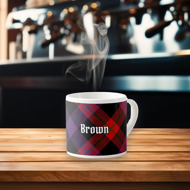 Klan Brown Tartan Espressomugg (Skapare uppladdad)